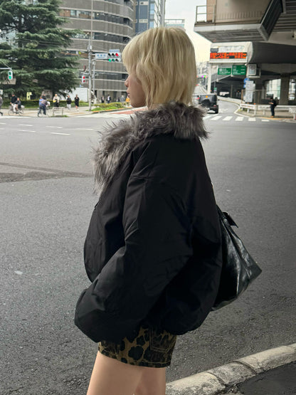 ベルトストラップファータッチカラーブルゾン