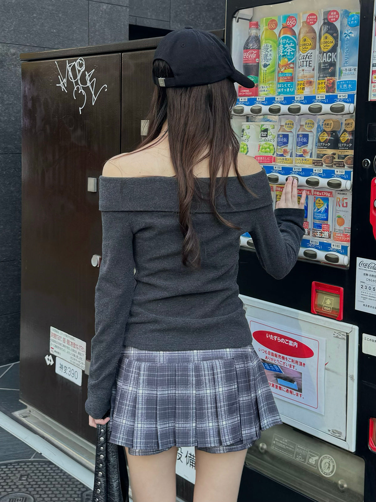 チェックマイクロミニスカパン