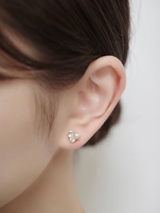 2wayルミドットマグネットピアス