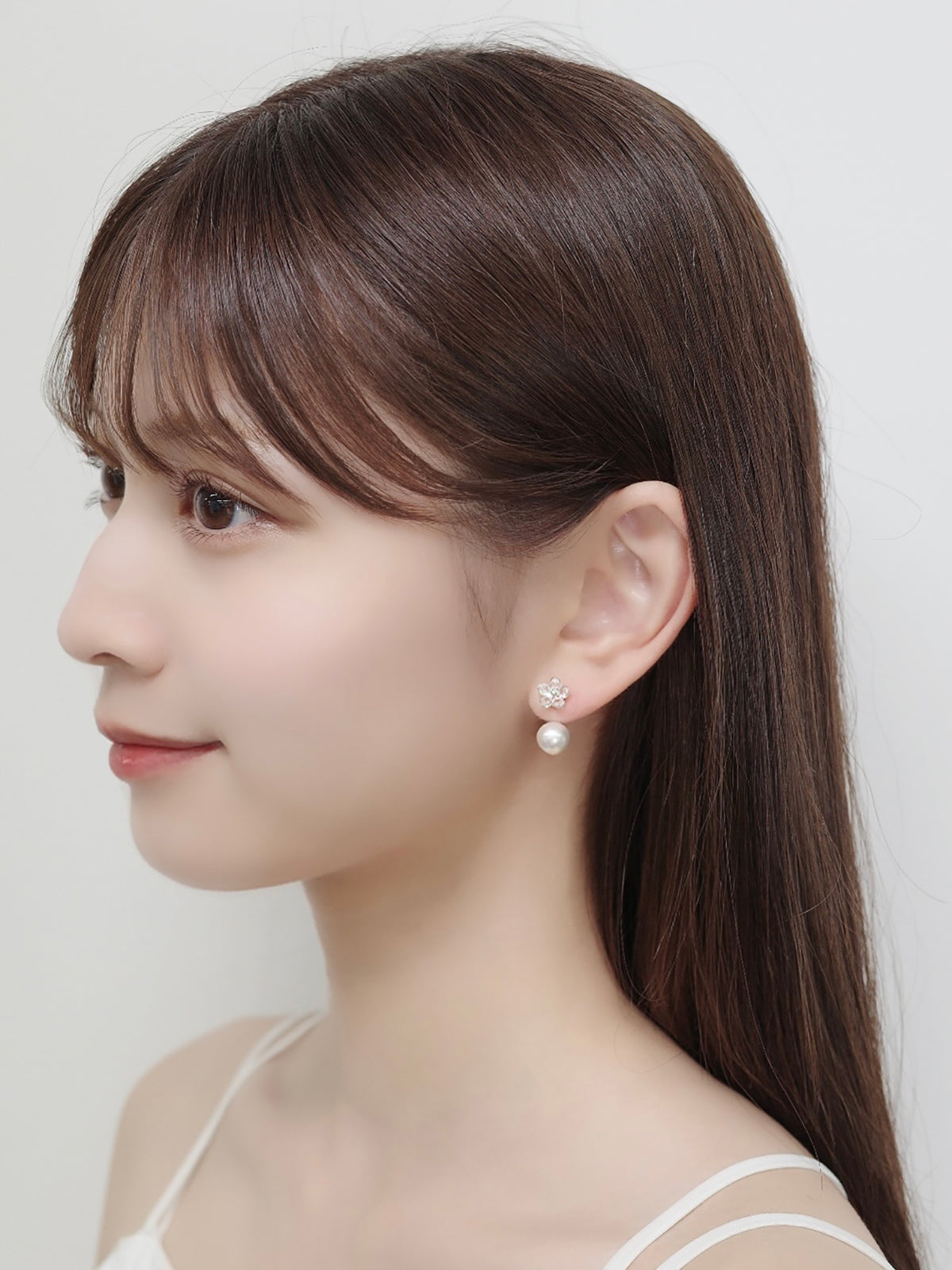 2wayデイジーマグネットピアス