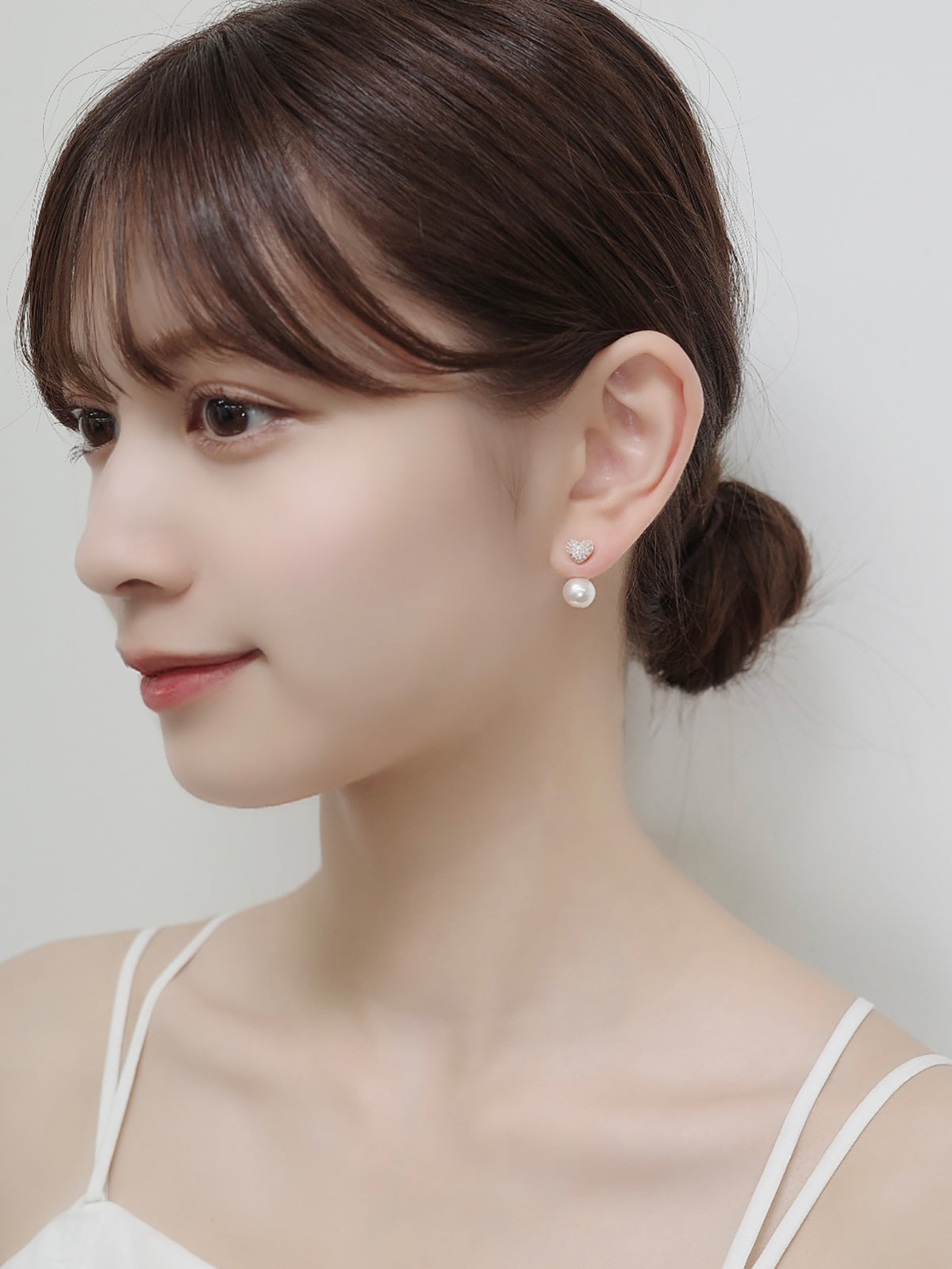 2wayシャインハートマグネットピアス