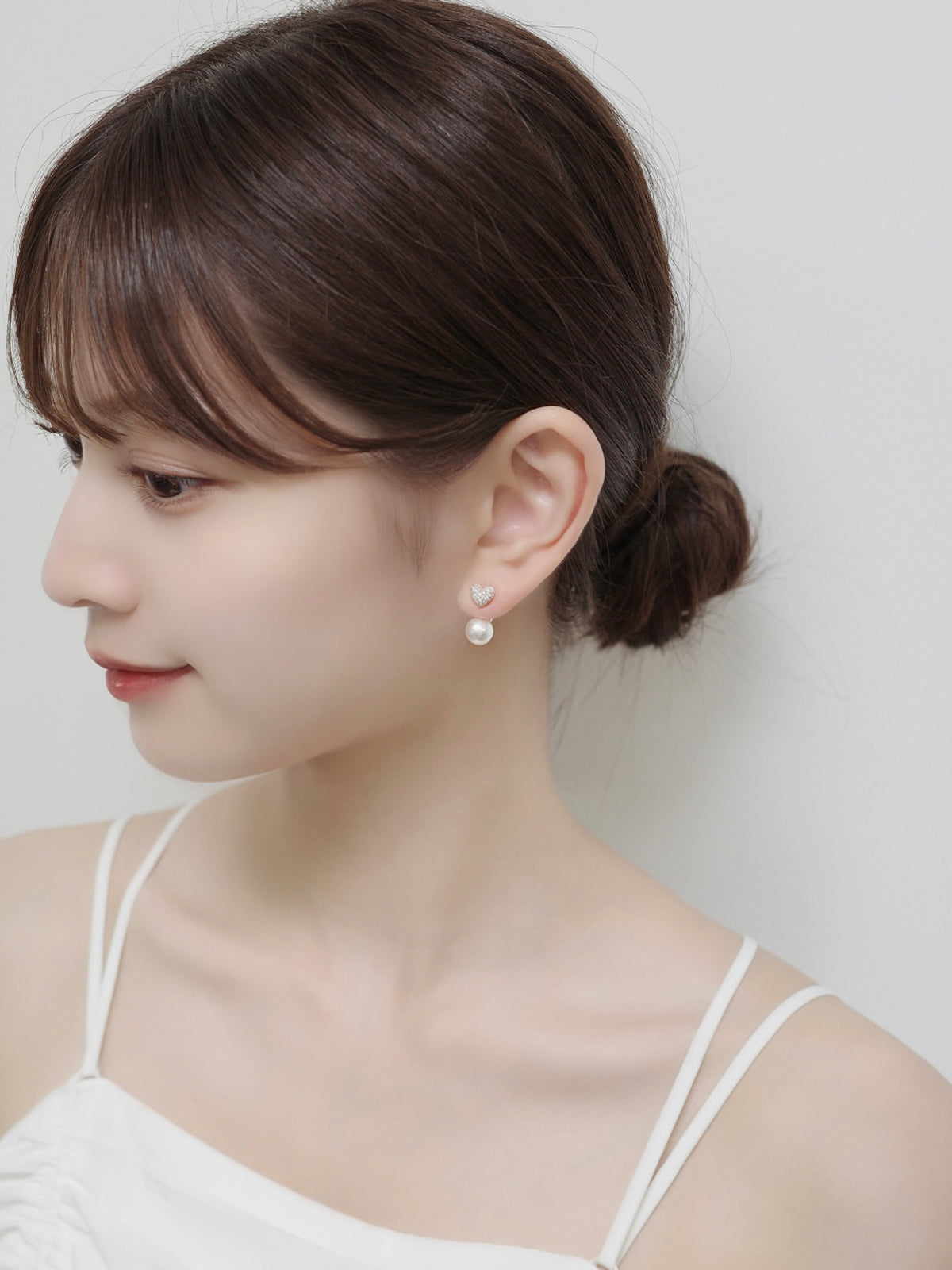 2wayシャインハートマグネットピアス