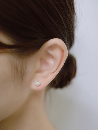 2wayシャインハートマグネットピアス