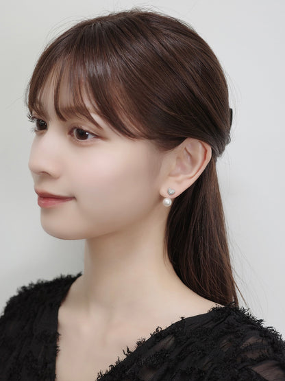 2wayシャインハートマグネットピアス