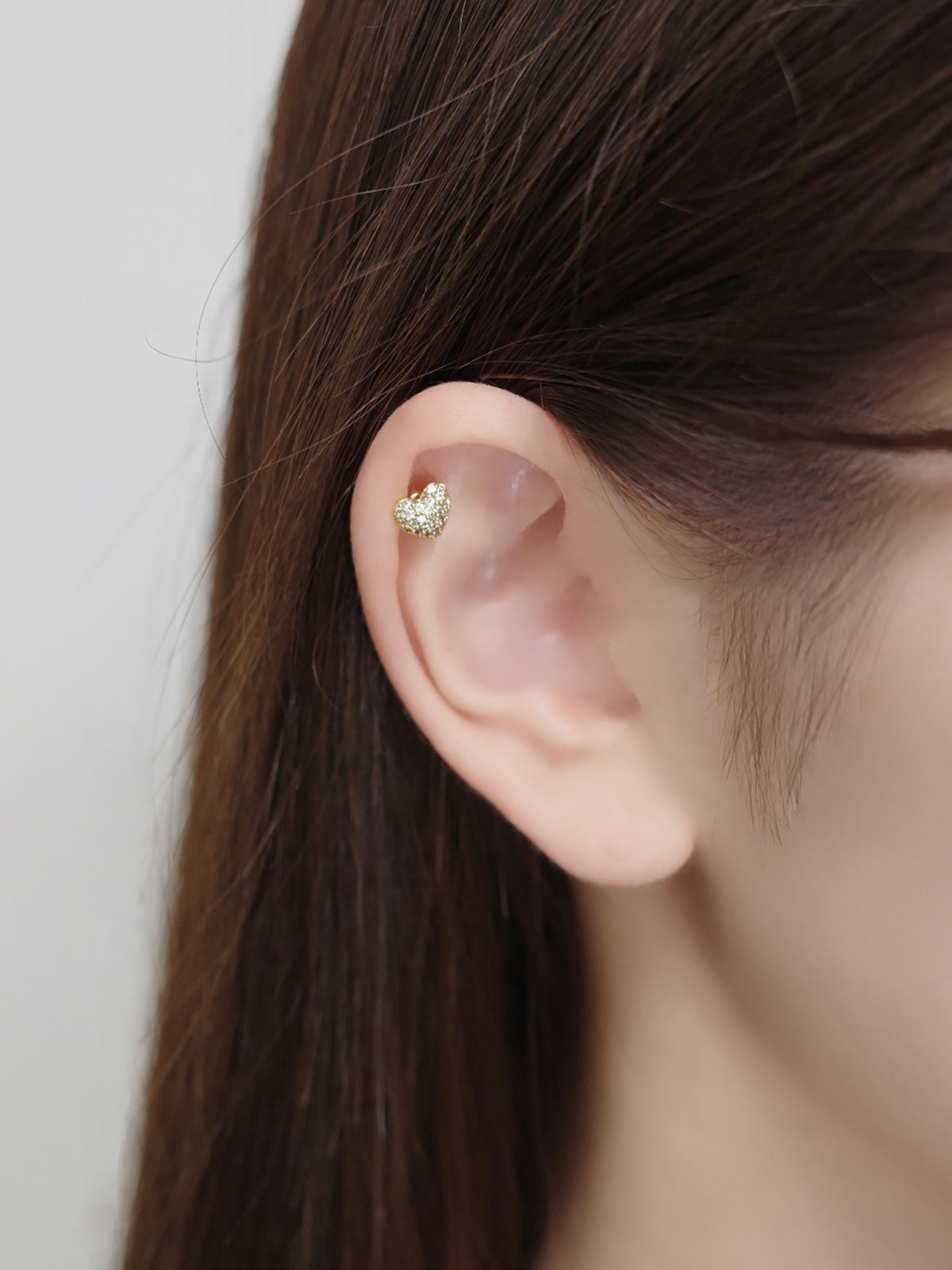 2wayシャインハートマグネットピアス