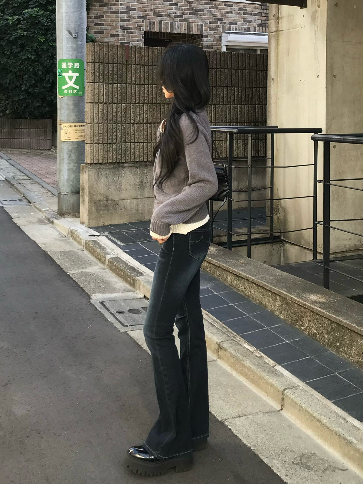 ダブルニットデザインカーディガン