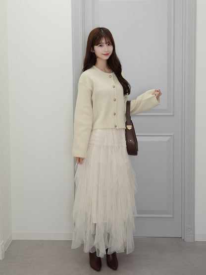 ボリュームチュールスカート