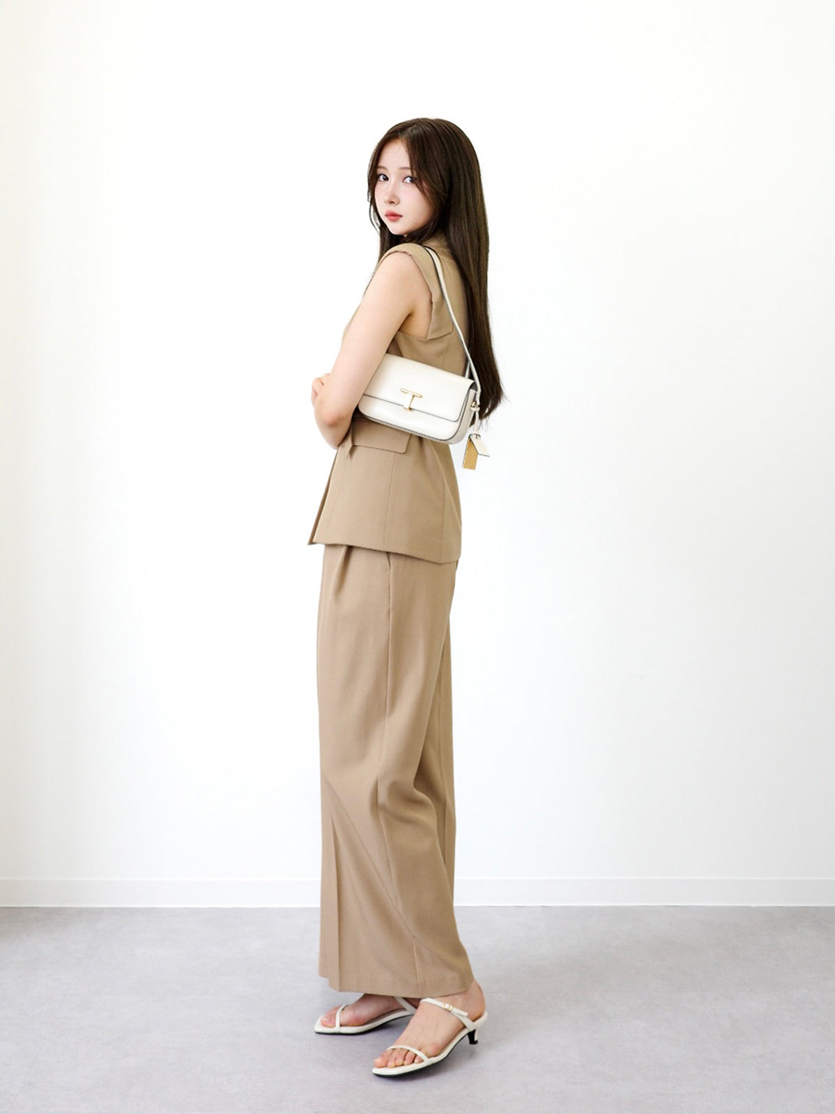 BELTED TAILORED SET