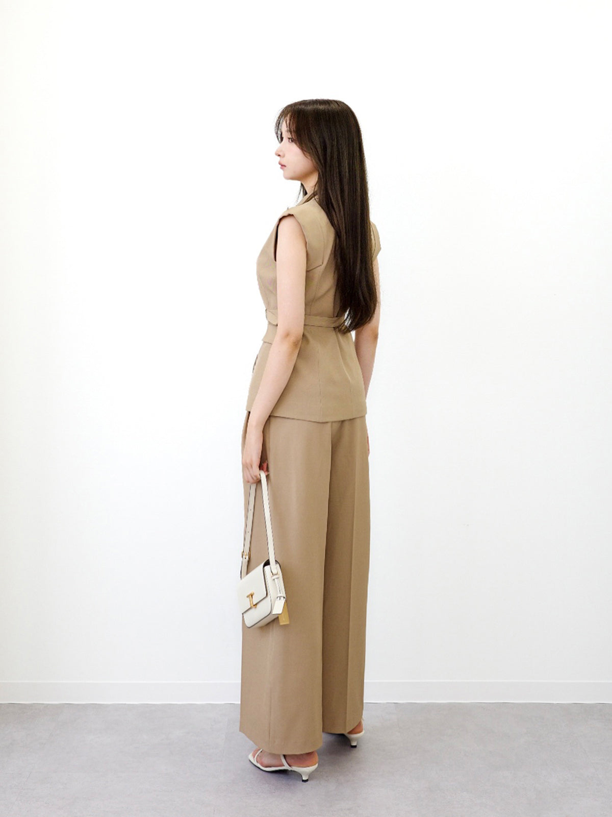 BELTED TAILORED SET