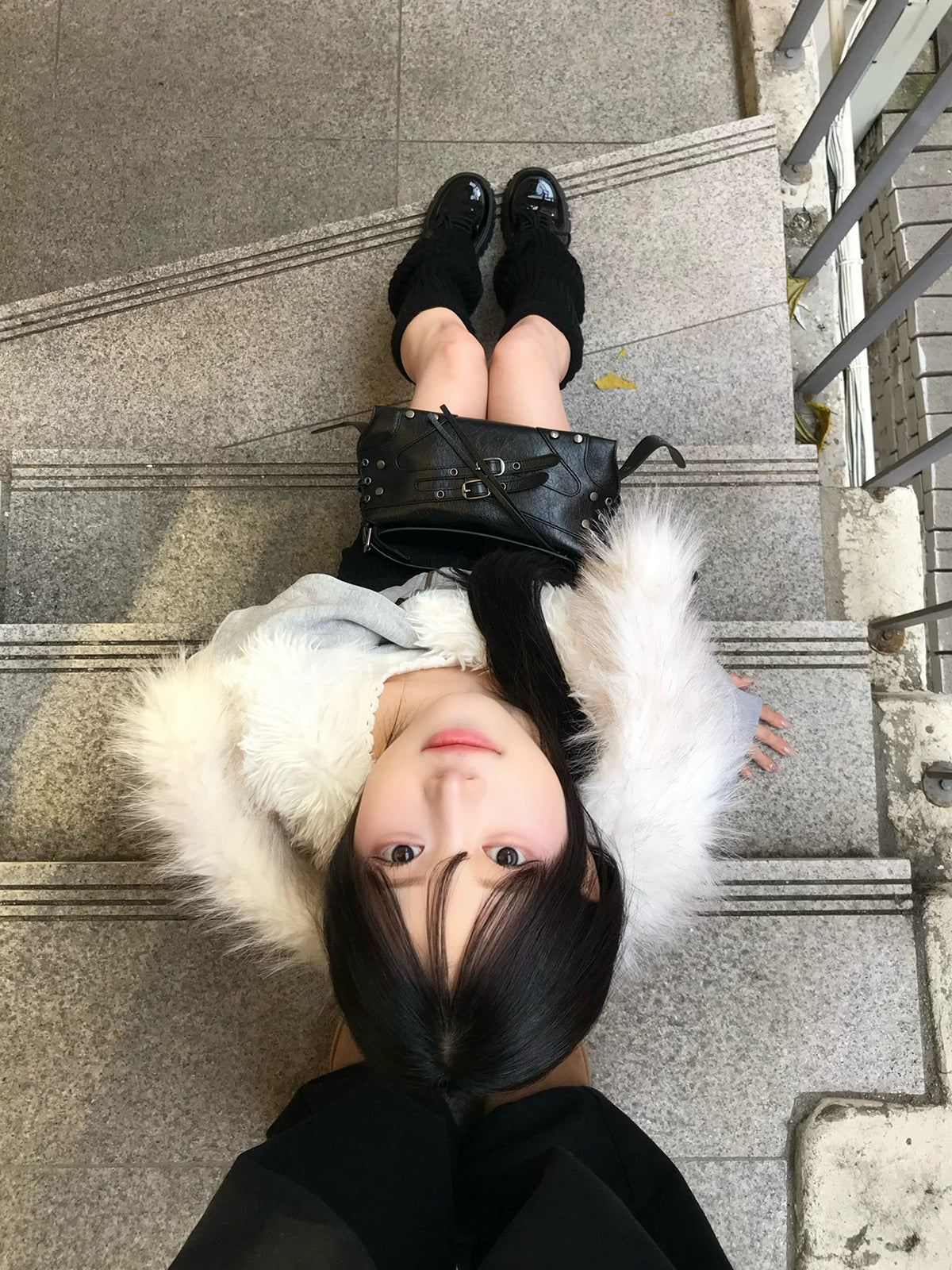 ファータッチフーディーライダースジャケット