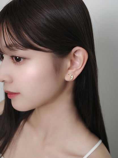 ムーンライトマグネットピアス