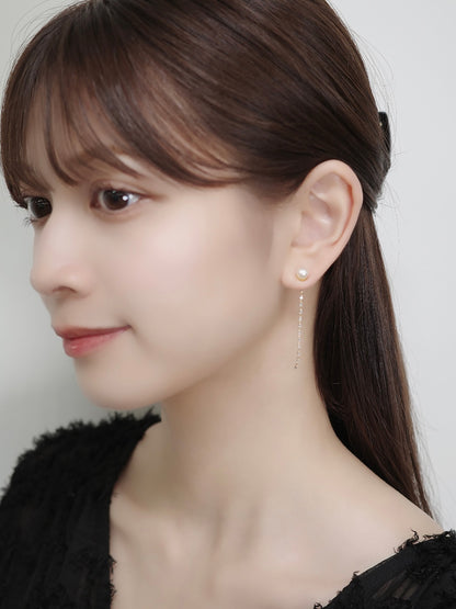 2wayルミチェーンマグネットピアス