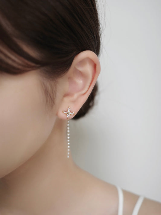 2wayグロウヴァインマグネットピアス