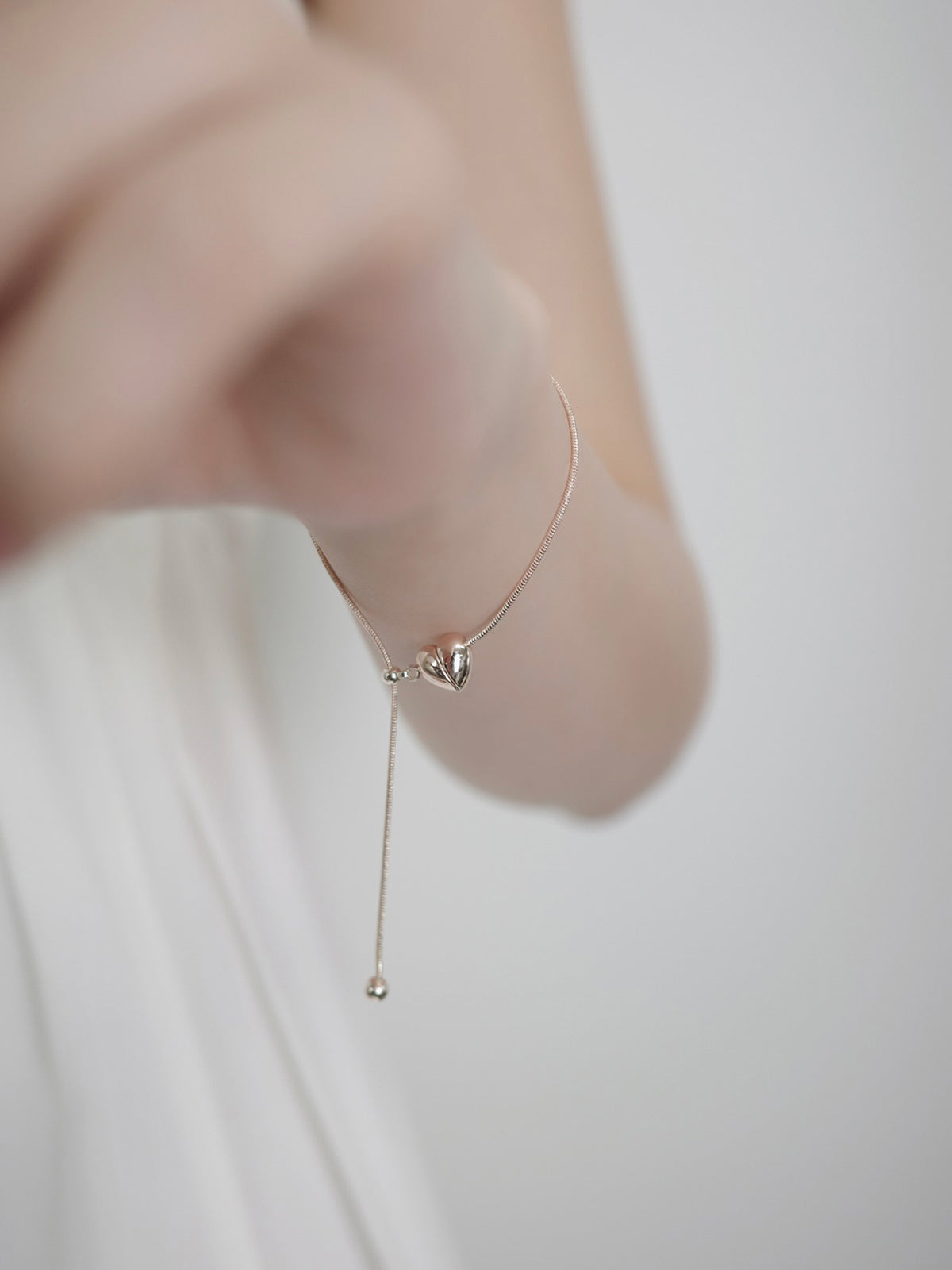 ハートラインブレスレット