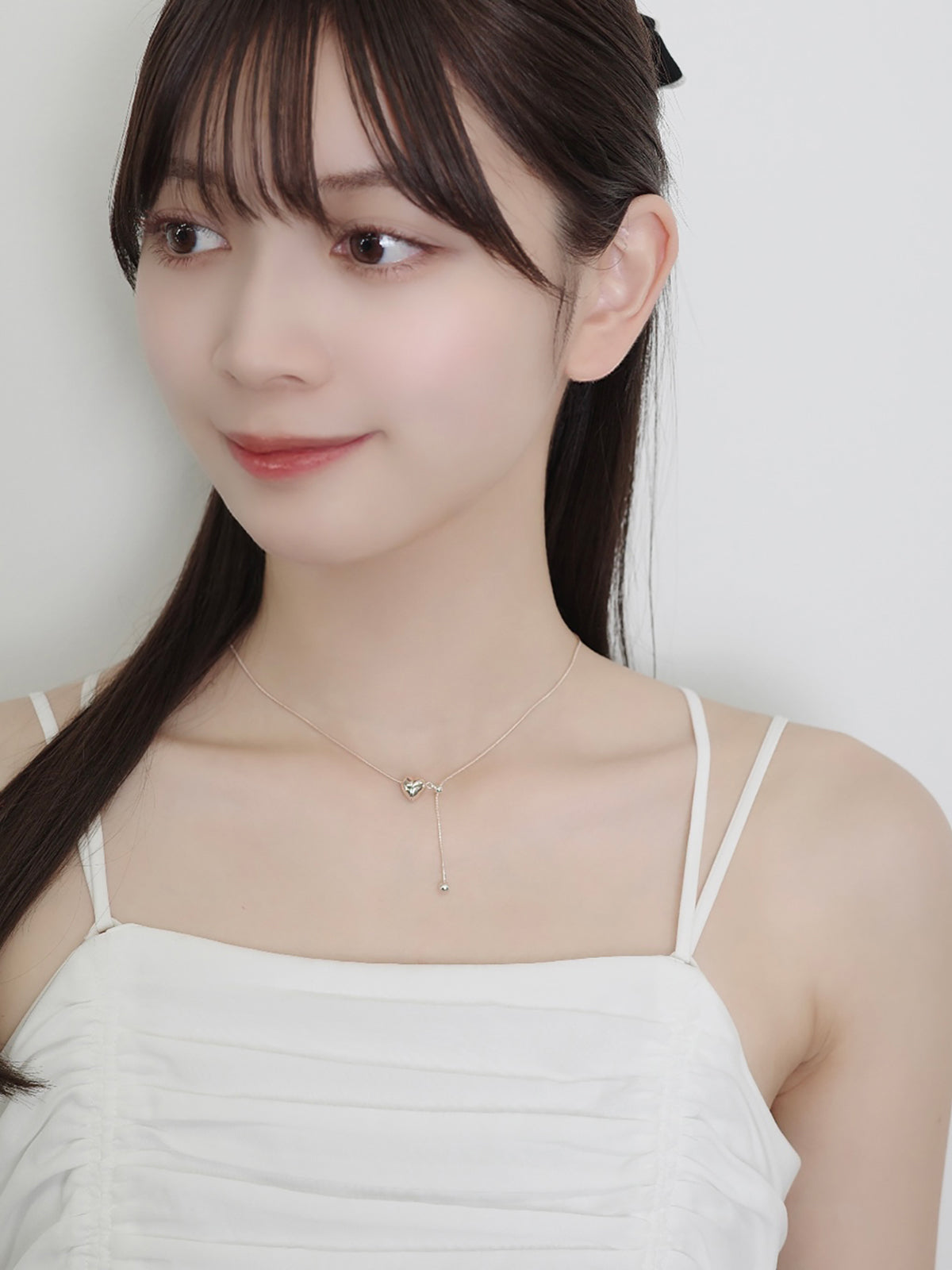 ハートラインネックレス