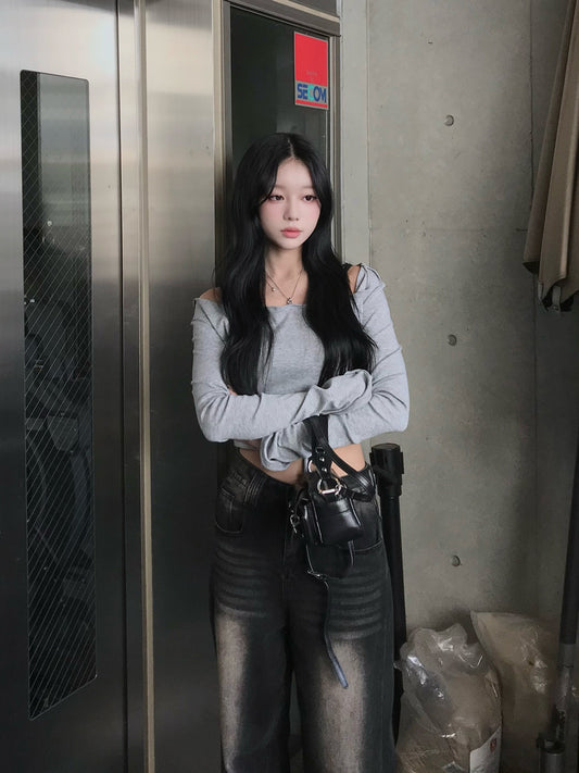 Hoodie Cropped T-Shirt