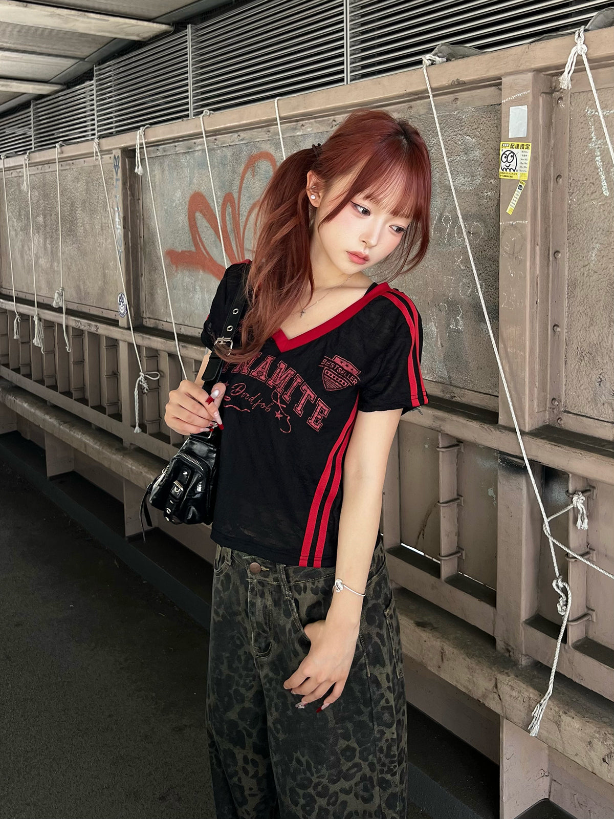 レースラインTシャツ