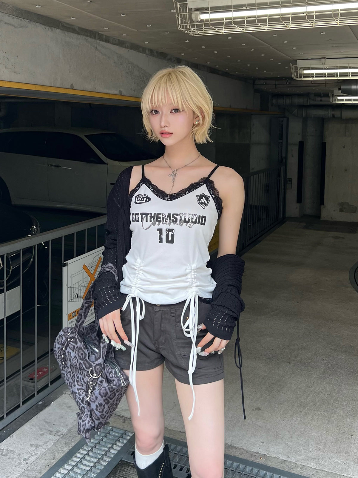 ドロストレースキャミソール