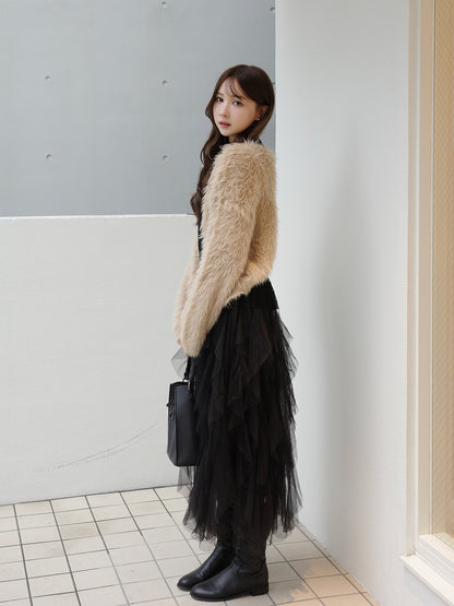 ボリュームチュールスカート