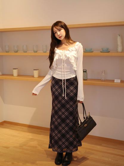 フリルキャミカーディガンセット