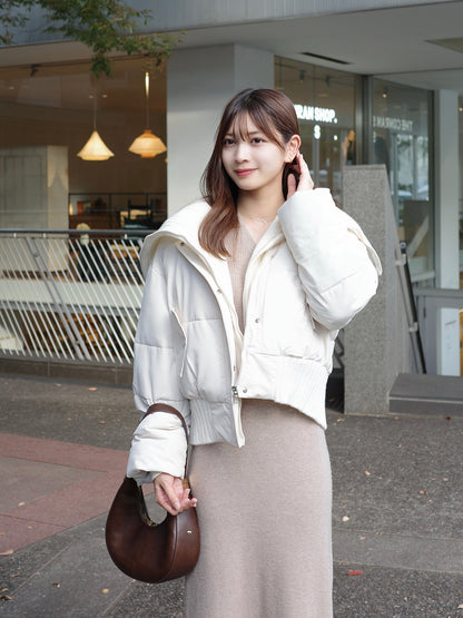 ドッキングニットパデッドショートブルゾン