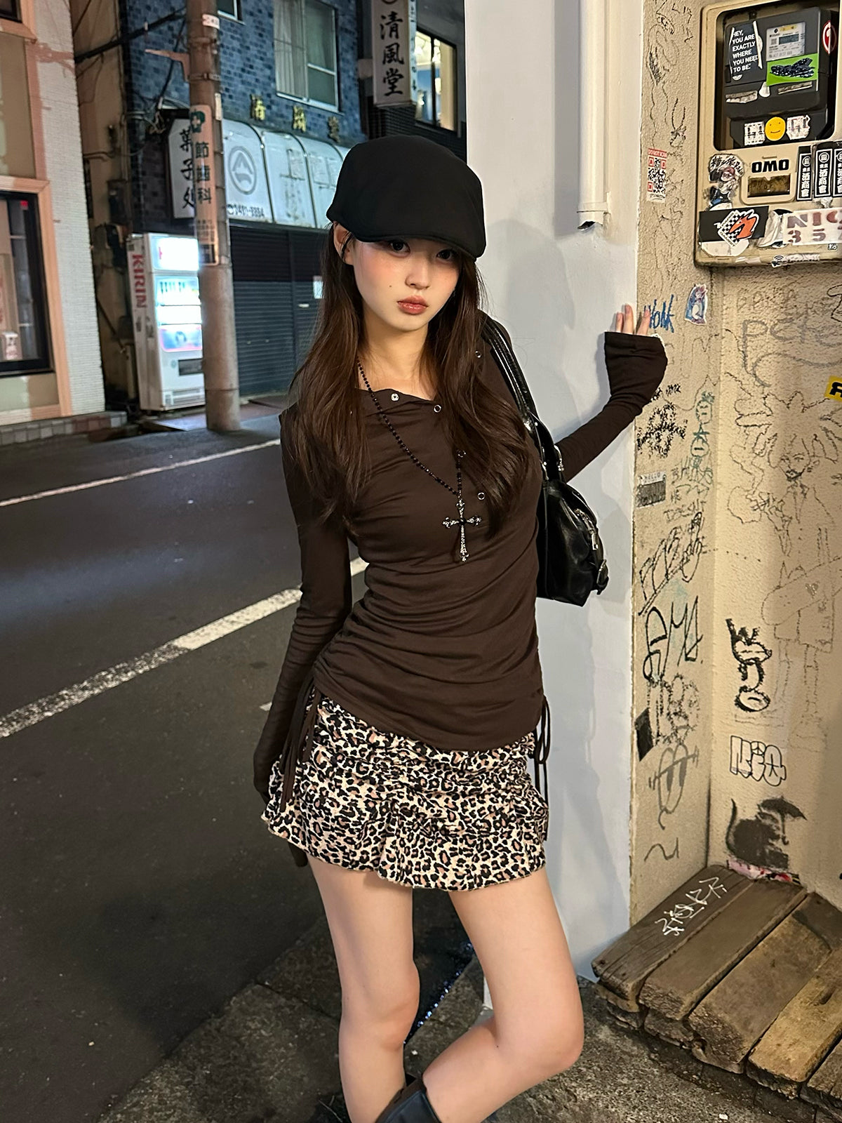 ドロストフーディーカットソー