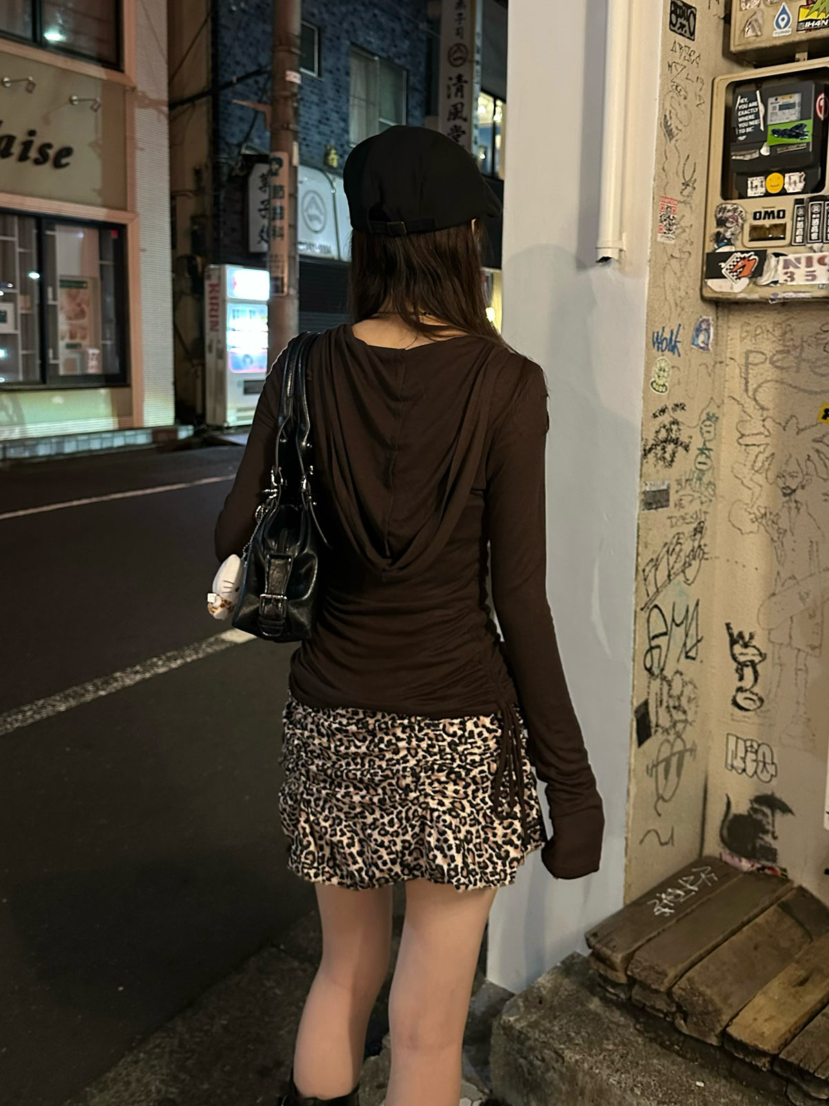 ドロストフーディーカットソー