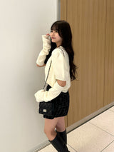 Multi-Arm Warmer Knit - ivory