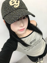 ロゴキャップ - レオパード