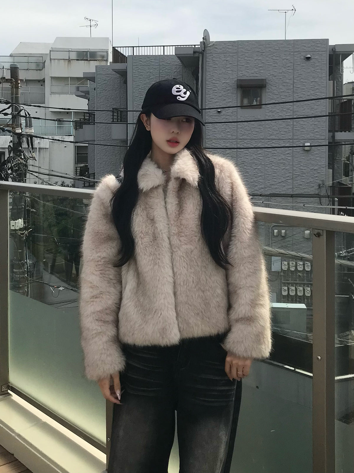 ボリュームファータッチカラーコート