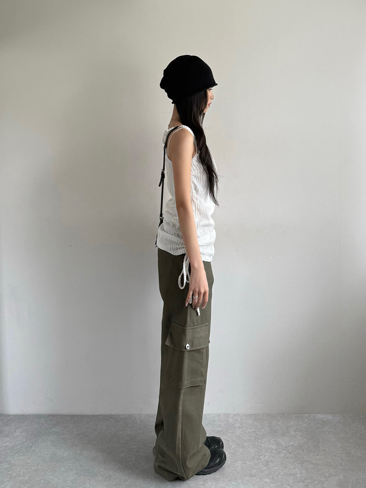 ワイドストレートカーゴパンツ