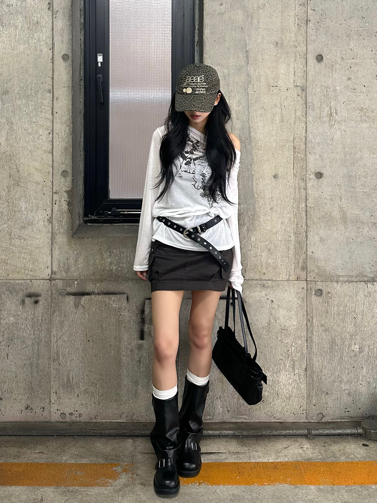 グラフィックシアーカットソー
