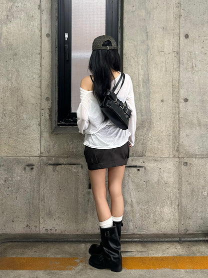 グラフィックシアーカットソー