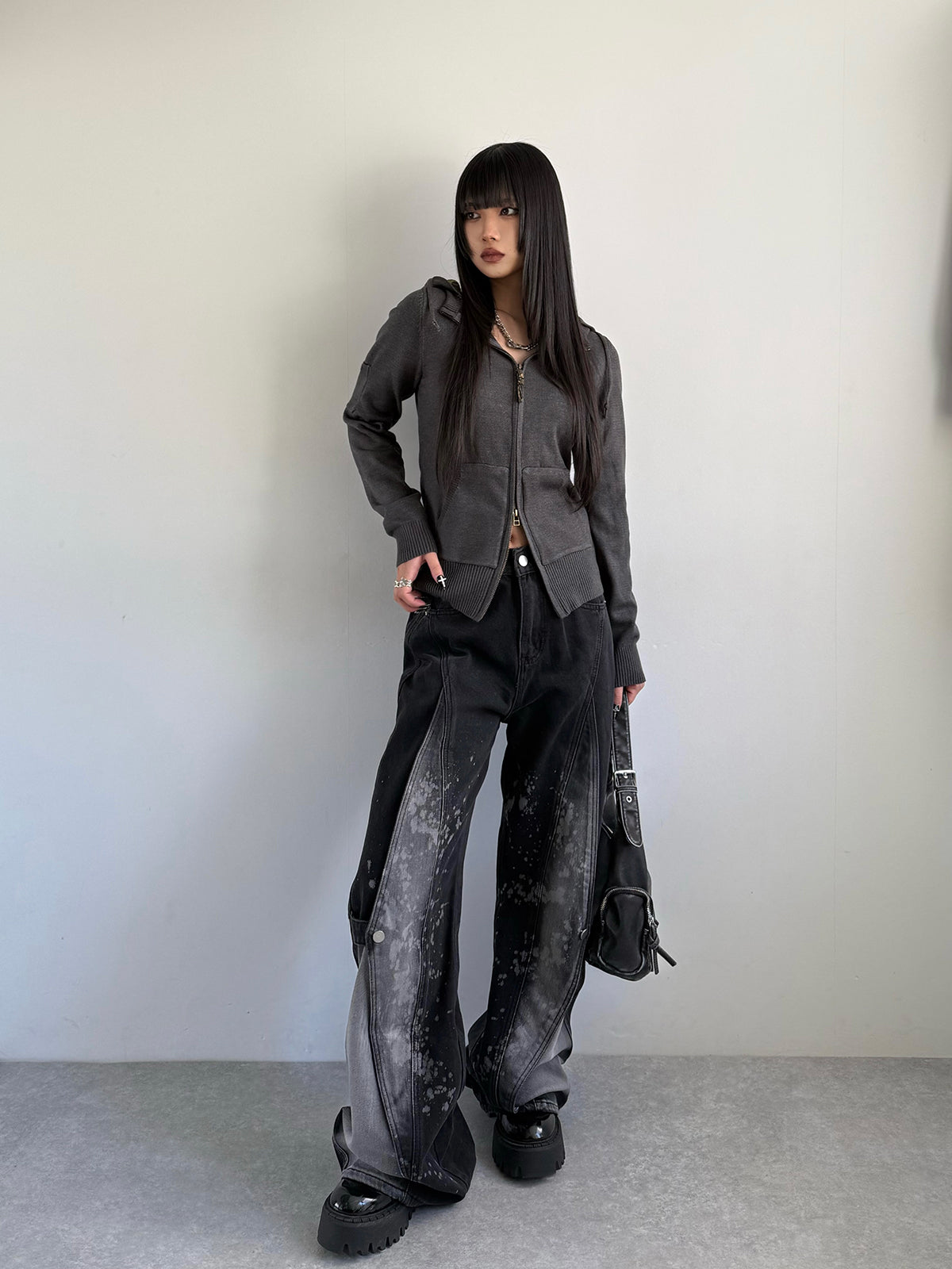 Painting Wash Denim Pants