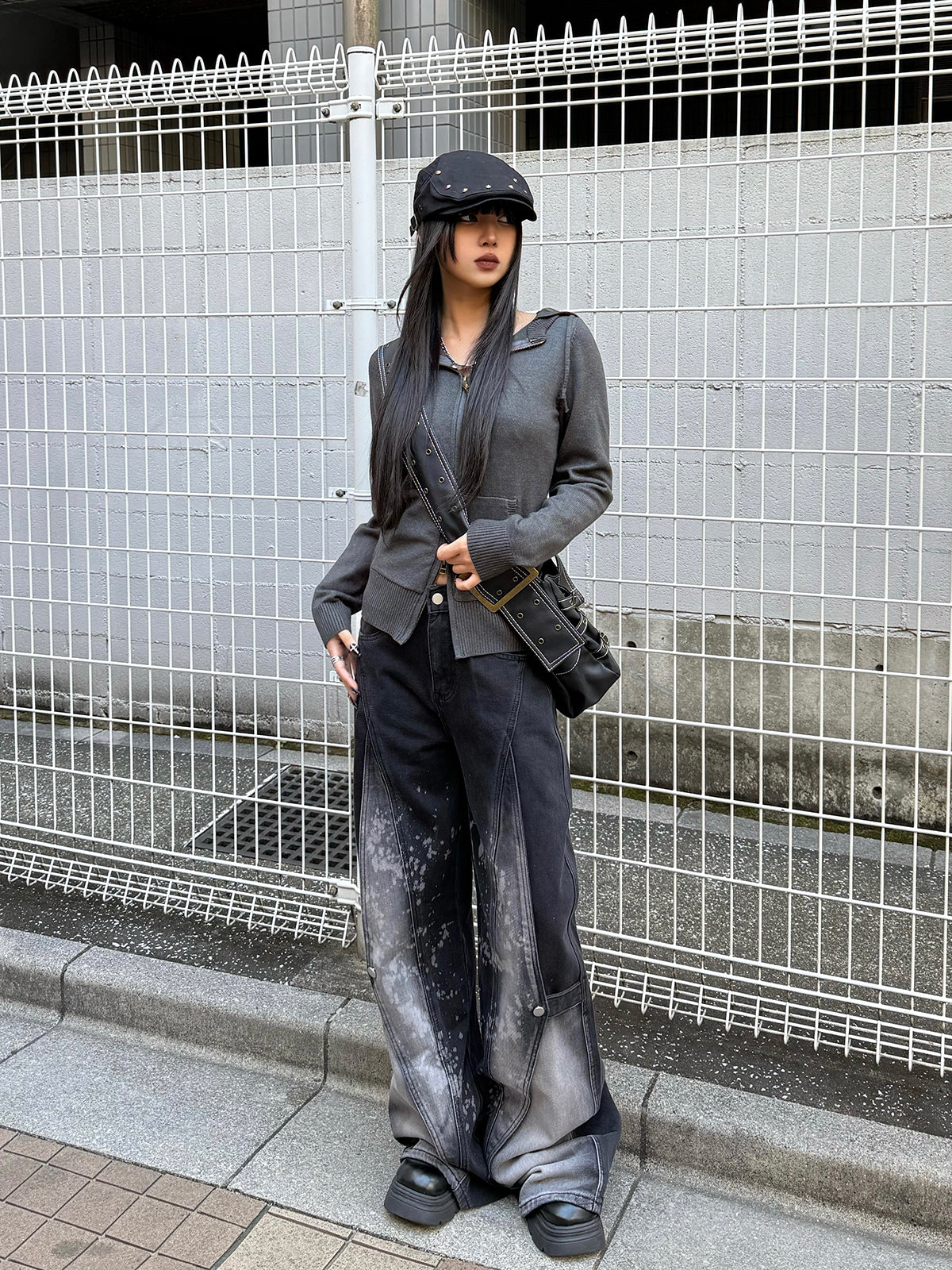 Painting Wash Denim Pants