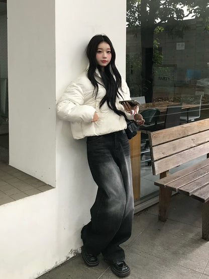 ラインストーンパデッドブルゾン