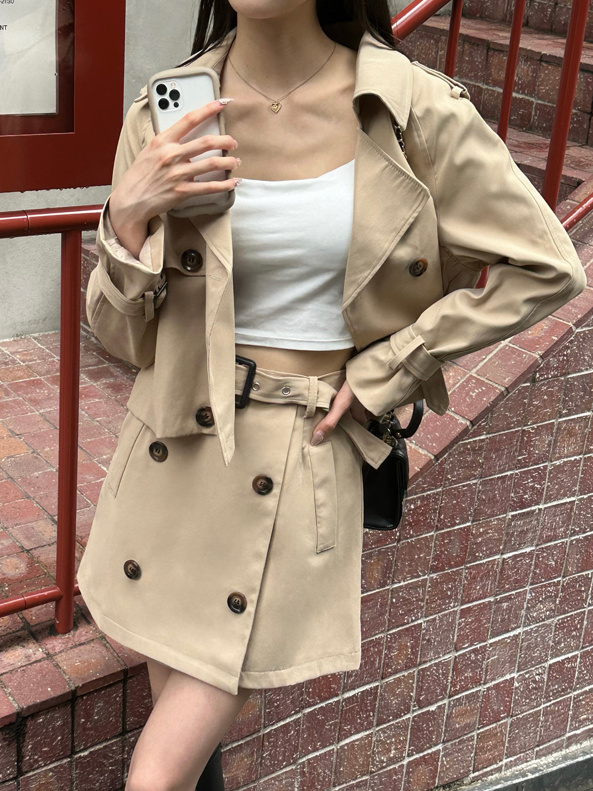 Trench shorts setup