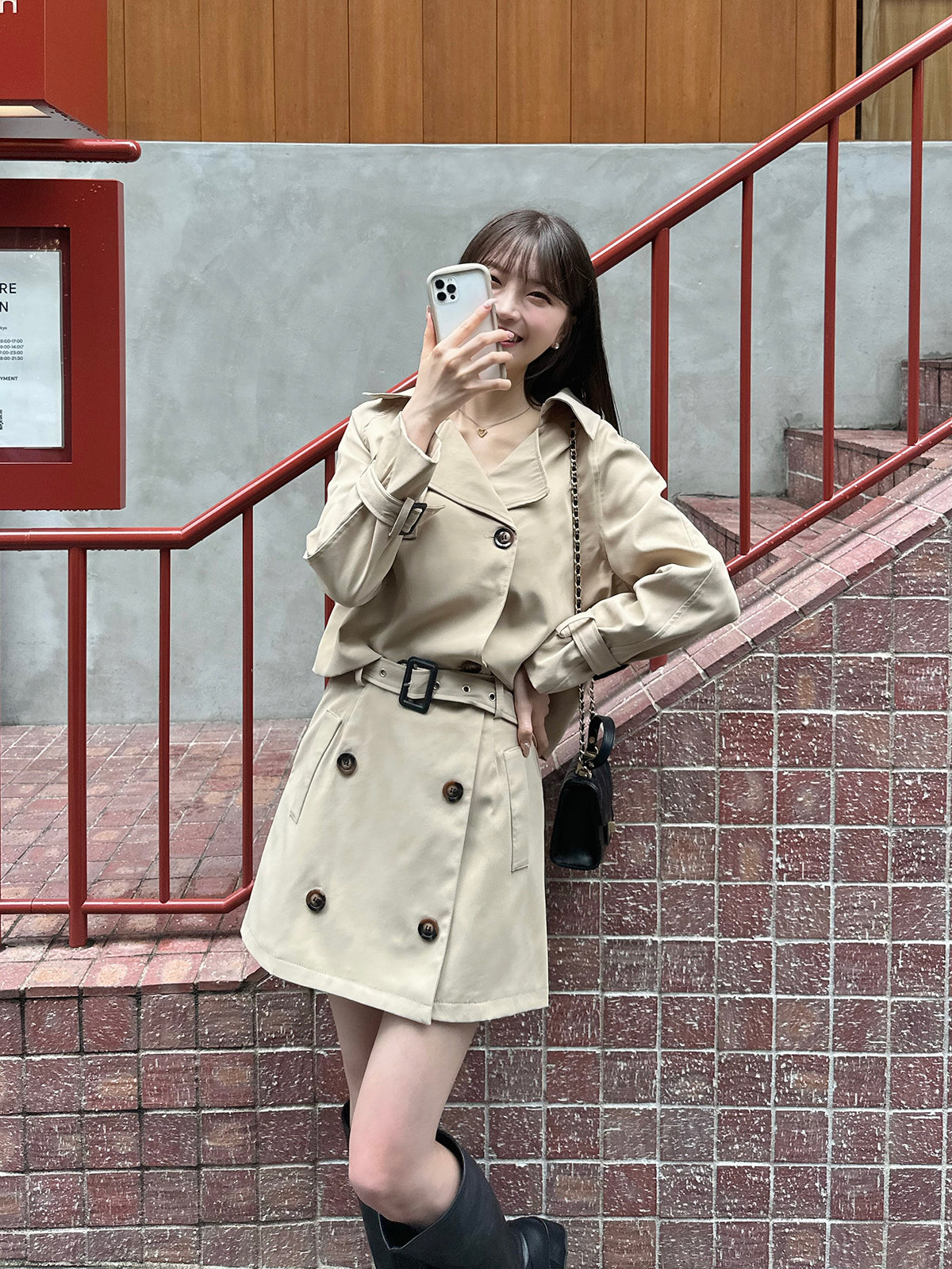 Trench shorts setup