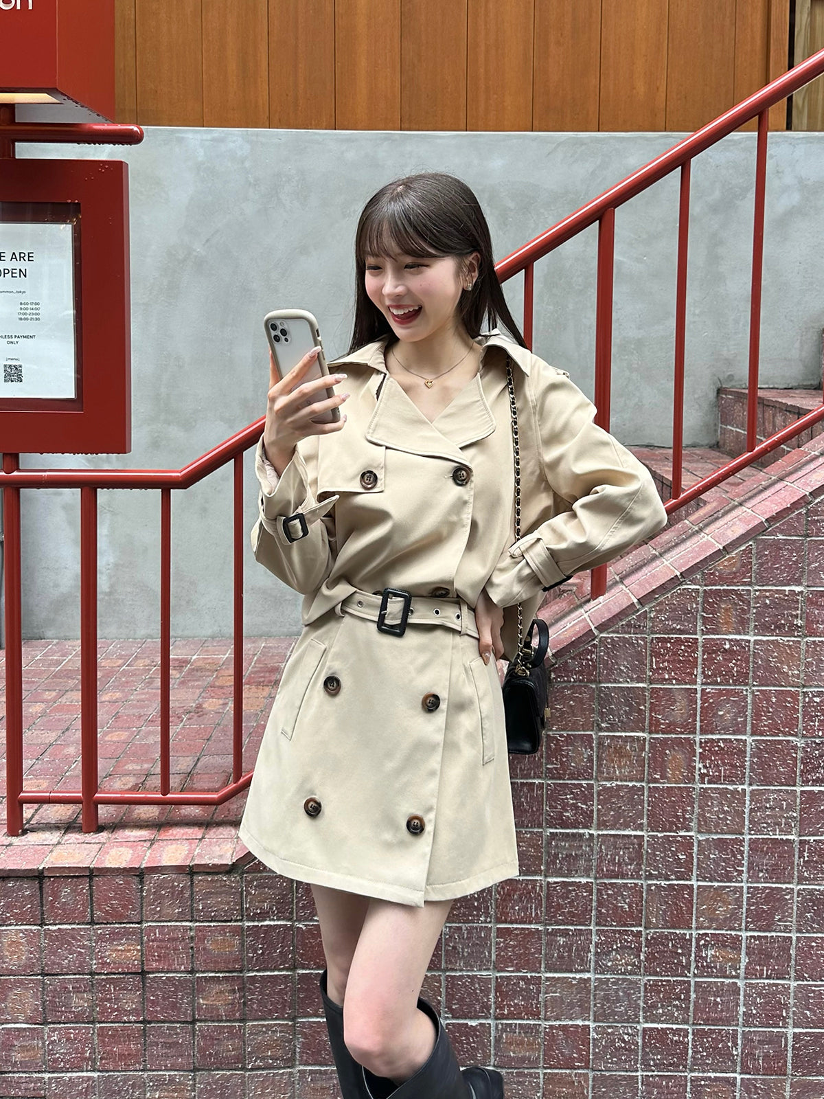 Trench shorts setup