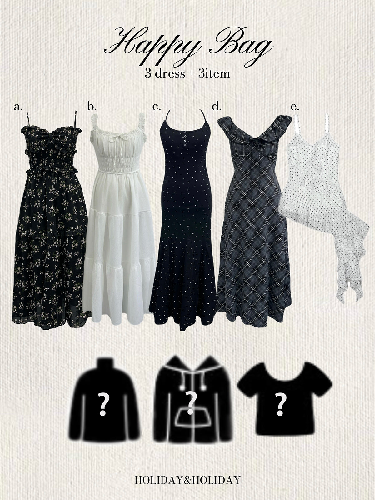 10/25★SKU变更　HOLIDAY&HOLIDAY  HAPPY BAG