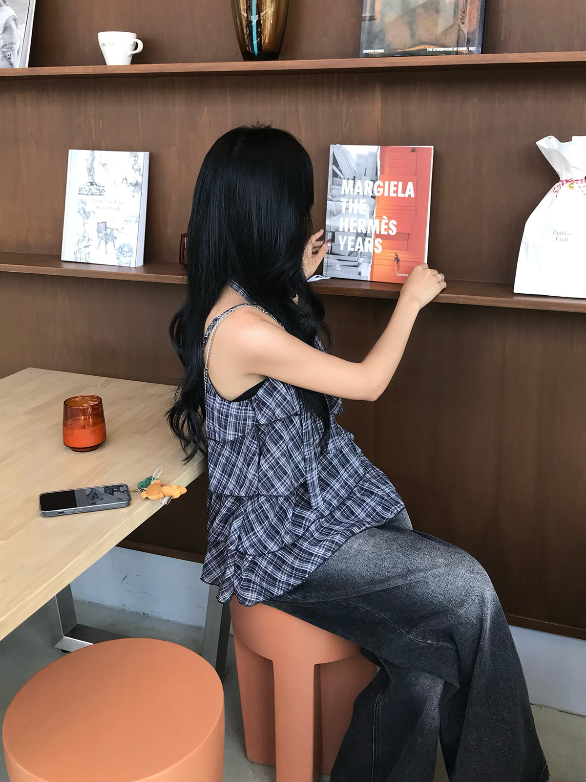 タイセットティアードチェックチュニック