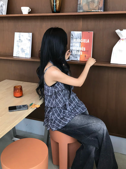 タイセットティアードチェックチュニック