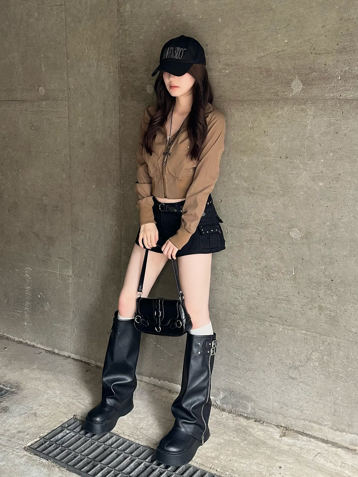 コンパクトジップショートジャケット