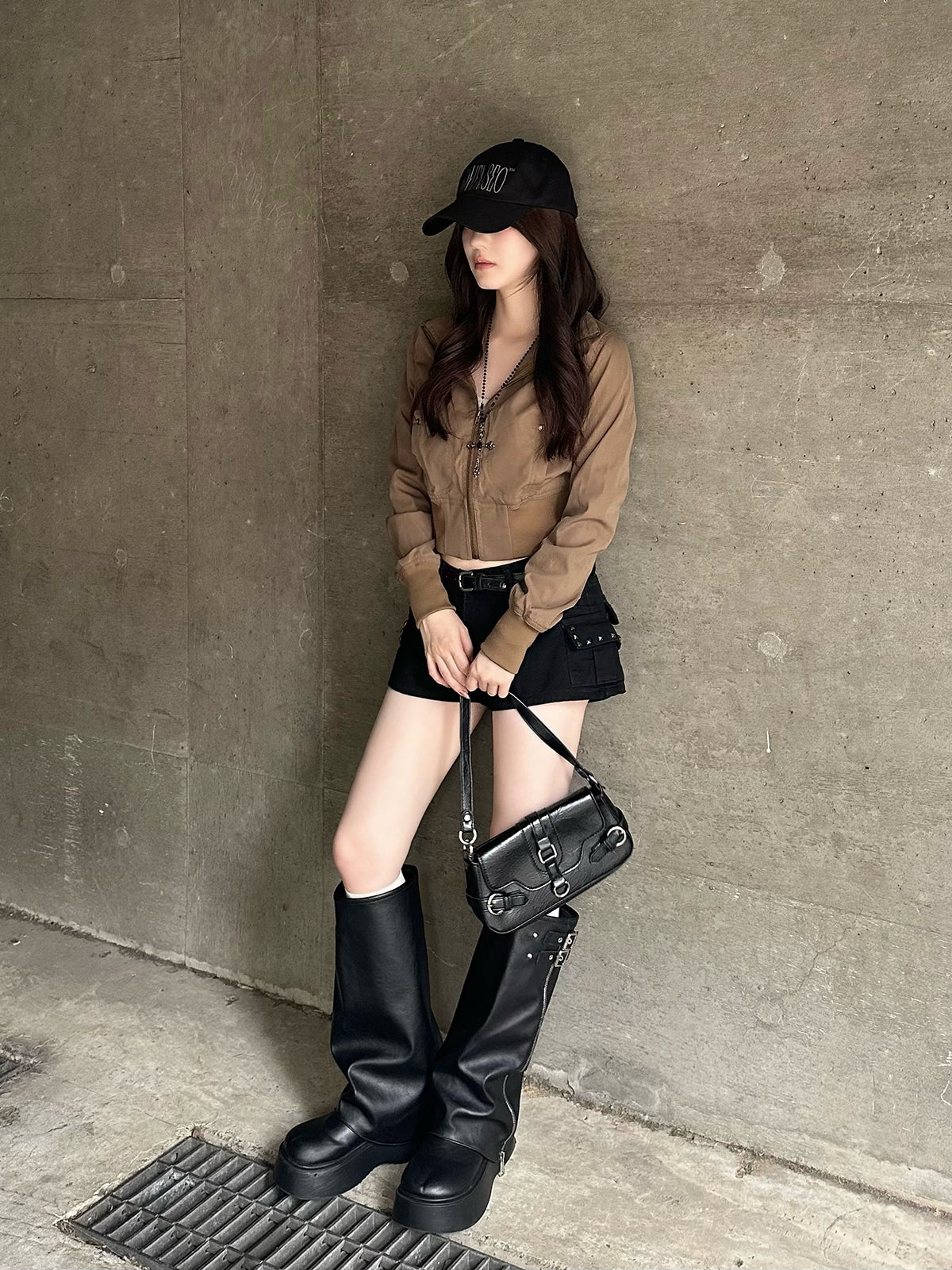 コンパクトジップショートジャケット