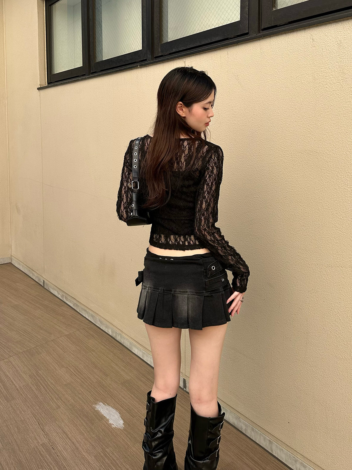 レースキャミカーディガンセット