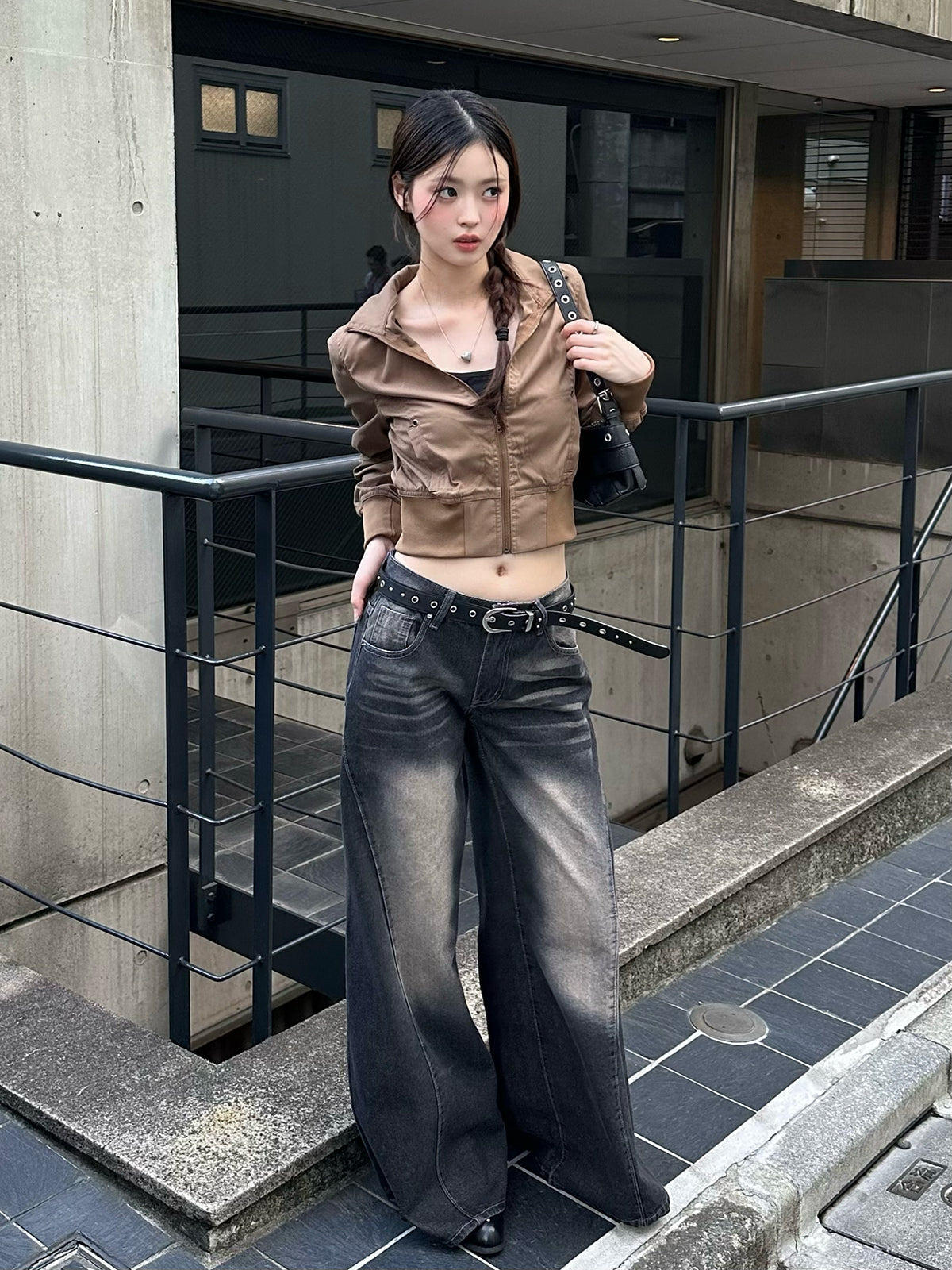 コンパクトジップショートジャケット