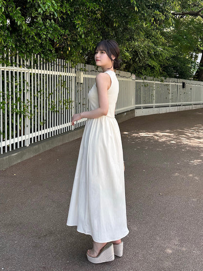Sleeveless docking dress