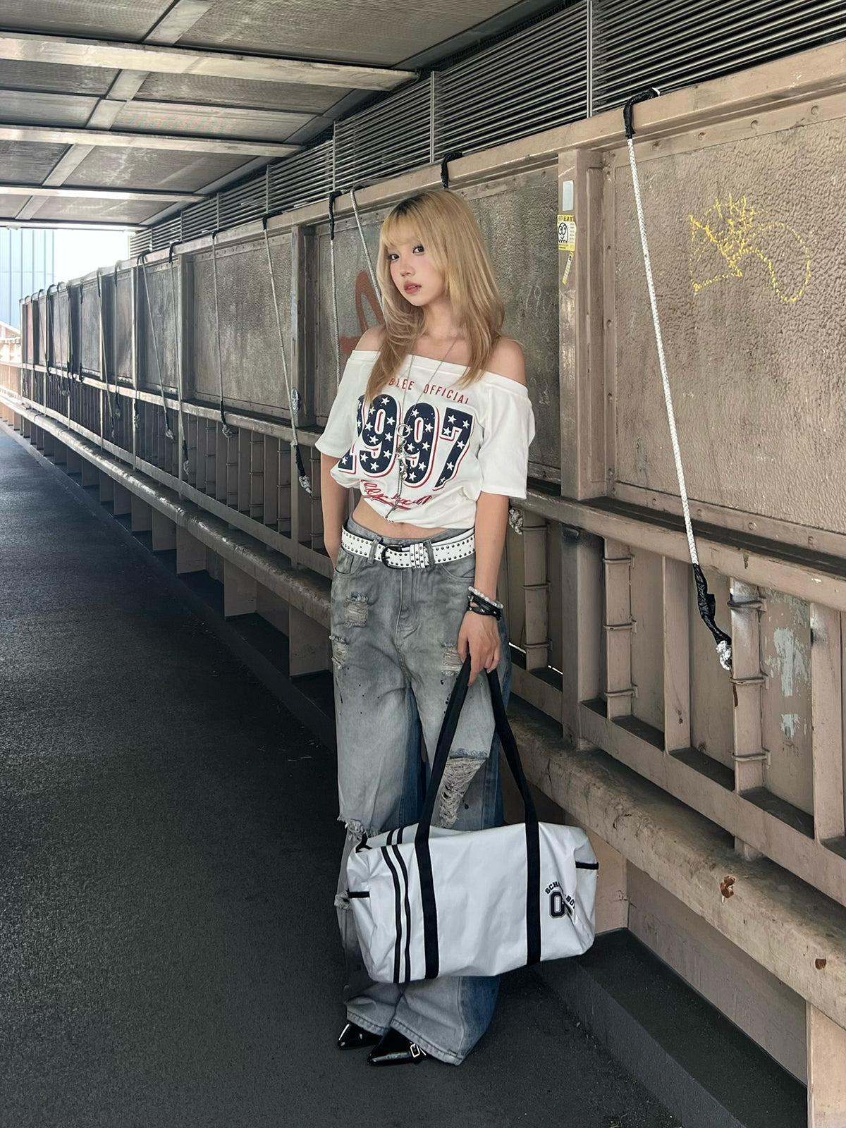 ワンショルスターナンバーTシャツ