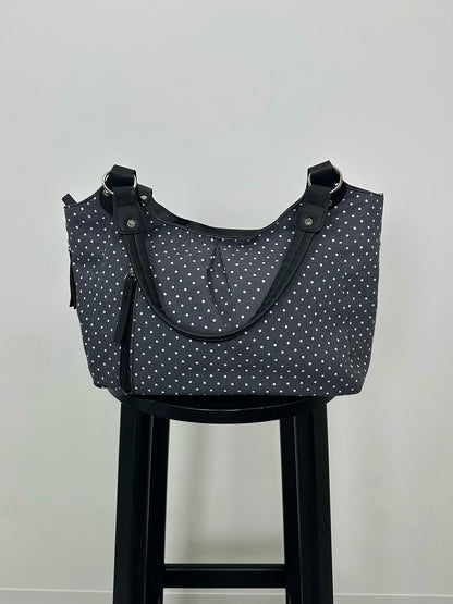ポルカドットトートバッグ