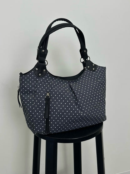 ポルカドットトートバッグ